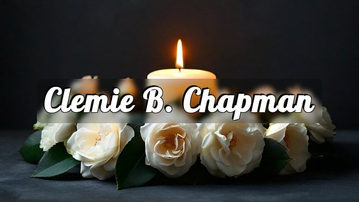 Clemie B. Chapman, Michigan, United States