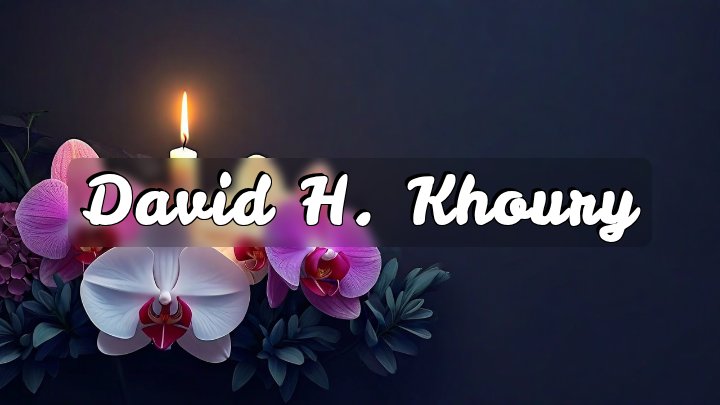 David H. Khoury, Williamsville, New York