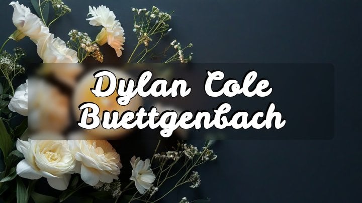 Dylan Cole Buettgenbach, Wichita, Kansas