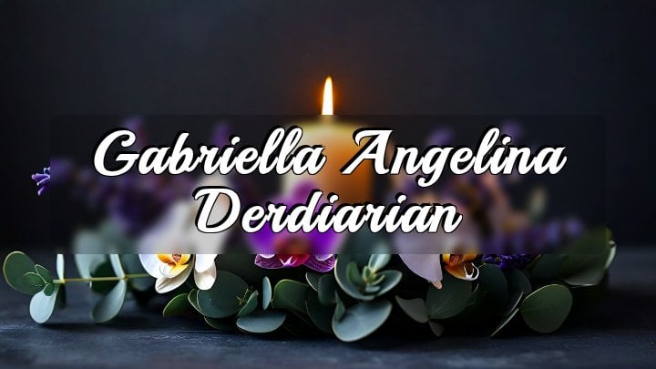 Gabriella Angelina Derdiarian, New Hyde Park, New York