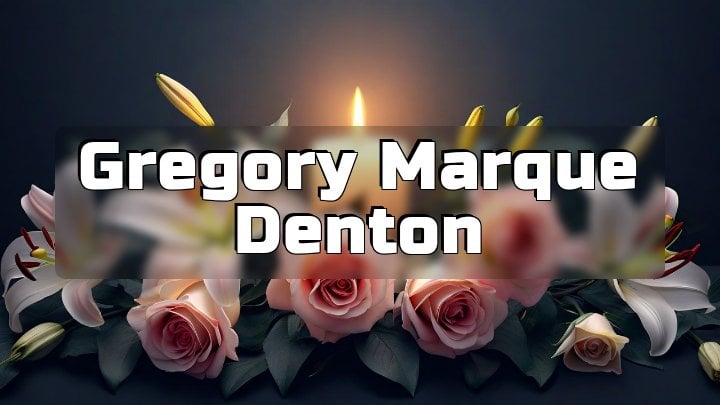 Gregory Marque Denton, Atchison, Kansas
