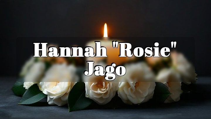 Hannah "Rosie" Jago, Marseilles, Illinois
