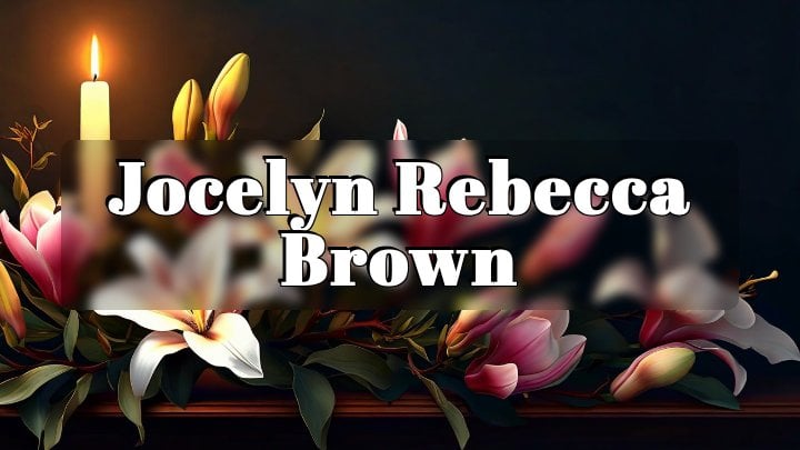 Jocelyn Rebecca Brown, Key Largo, Florida
