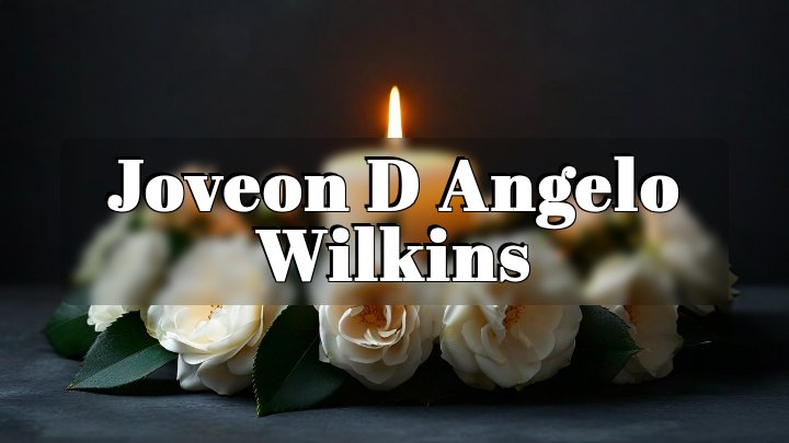 Joveon D Angelo Wilkins