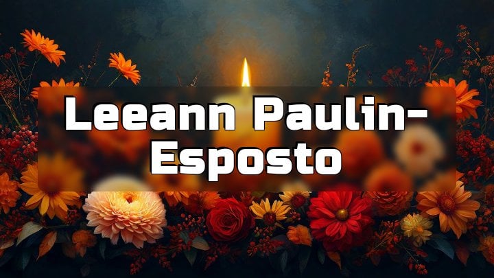 Leeann Paulin-Esposto, Hamilton, ON
