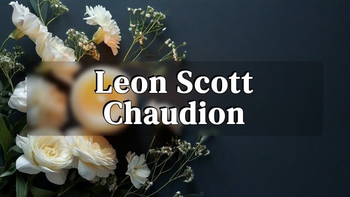 Leon Scott Chaudion