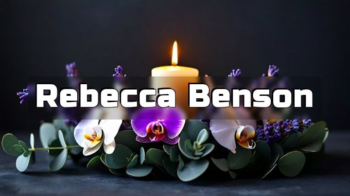 Rebecca Benson, Alberta