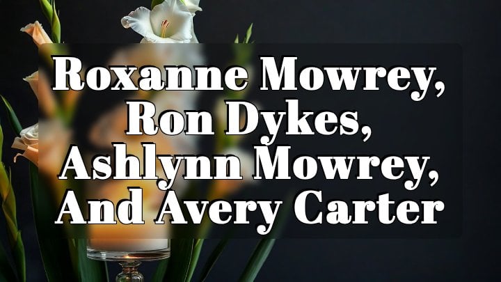 Roxanne Mowrey, Ron Dykes, Ashlynn Mowrey, and Avery Carter, Bertram, TX
