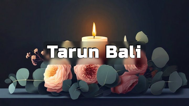 Tarun Bali, Hearst, Ontario